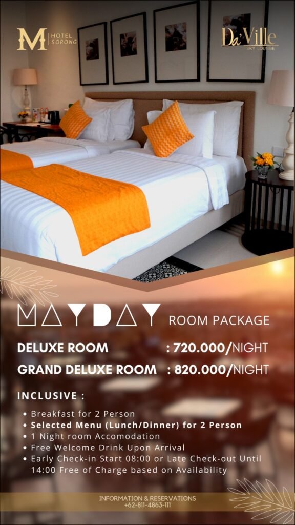 Pesan Sekarang: Nikmati Promo MayDay Room Eksklusif dari M Hotel Sorong!